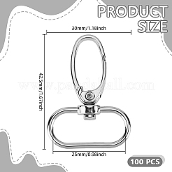 100Pcs Zinc Alloy Swivel Clasps&nbsp;FIND-GO0004-53