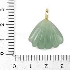 Natural Green Aventurine Carved Pendants&nbsp;G-G330-02G-08