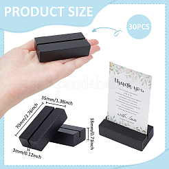 3 Bags Wood Name Card Holders&nbsp;WOOD-UN0001-35B