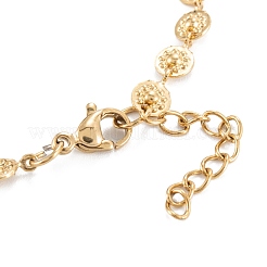 PVD Vacuum Plating 304 Stainless Steel Link Chain Bracelets&nbsp;BJEW-M205-01G