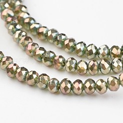 Electroplate Glass Bead Strands&nbsp;EGLA-G014-2mm-FR-B08