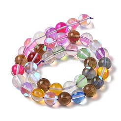 Electroplated Synthetic Moonstone Beads Strands&nbsp;G-C131-A01-03