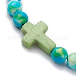 Synthetic Gemston Stretch Bracelets&nbsp;BJEW-JB11015-05