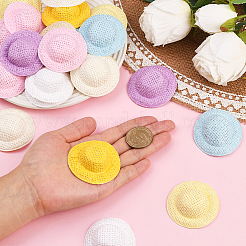 40Pcs Mini Cloth Doll Hats&nbsp;AJEW-SC0031-34A