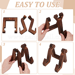 Wooden Cookbook Holder&nbsp;ODIS-WH0025-288A