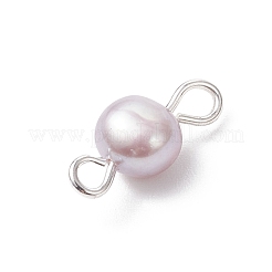 16Pcs 2 Colors Natural Cultured Freshwater Pearl Potato Connector Charms&nbsp;PALLOY-JF04663