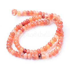 Natural Carnelian Bead Strands&nbsp;G-R403-4x6-16