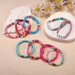 Love Bless Stretch Bracelet Sets for Teen Girl Women&nbsp;BJEW-SW00006