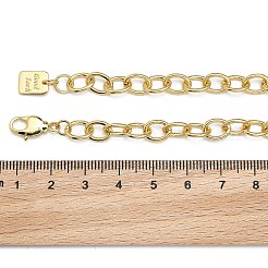 Brass Cable Chain Bracelets&nbsp;BJEW-H537-11G