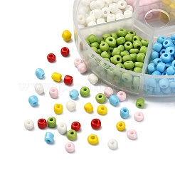 540Pcs 6 Colors 6/0 Glass Seed Beads&nbsp;SEED-YW0001-88