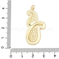 Brass Enamel Pendants&nbsp;KK-K408-43B-02