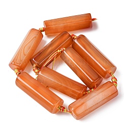 Natural Red Agate Beads Strands&nbsp;G-P605-J01-01