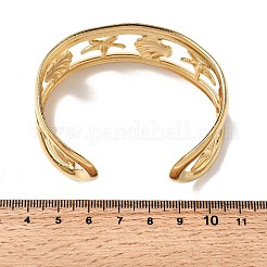 304 Stainless Steel Cuff Bangles for Women&nbsp;BJEW-D384-03G