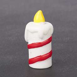 Christmas Style Candle Resin Statue Display Decoration&nbsp;DJEW-O002-01A