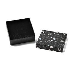 Star Print Paperboard Jewelry Gift Boxes&nbsp;CON-K016-01E