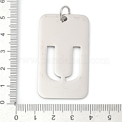 304 Stainless Steel Pendants&nbsp;STAS-M115-01P-U
