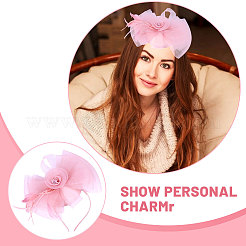 Plastic Hair Bands&nbsp;OHAR-WH0021-64