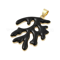 Rack Plating Brass Enamel Pendants&nbsp;KK-Z074-12G