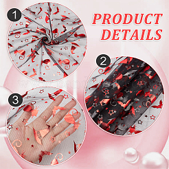 Halloween Bronzing Polyester Fabric&nbsp;OCOR-WH0067-98