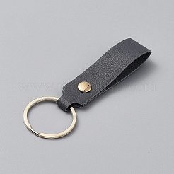 Iron & PU Leather Keychian&nbsp;KEYC-WH20005-01E