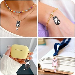 24Pcs 3 Styles Alloy Enamel Pendants&nbsp;ENAM-YW0008-38