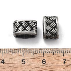 304 Stainless Steel Slide Charms/Slider Beads&nbsp;STAS-I181-045AS