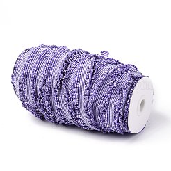 Lattice Double Ruffle Elastic Nylon Ribbon&nbsp;NWIR-O010-03J