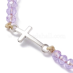 Tibetan Style Alloy Cross Link Bracelet&nbsp;BJEW-JB10060