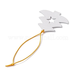 Christmas Wood Christmas Tree Pendant Decorations&nbsp;HJEW-JM02166-03