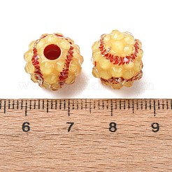 Sports Theme Opaque Acrylic European Beads&nbsp;RB-CBA95A4-04A-07