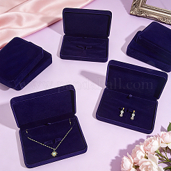 Rectangle Velvet Jewelry Set Gift Boxes&nbsp;AJEW-WH0609-875A