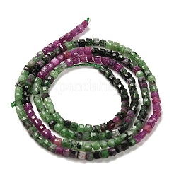 Natural Ruby in Zoisite Beads Strands&nbsp;G-K373-A02-01