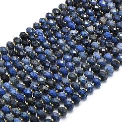 Natural Dumortierite Beads Strands&nbsp;G-P573-A48-01