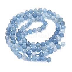 Natural Devil Blue Aquamarine Beads Strands&nbsp;G-P629-A03-03