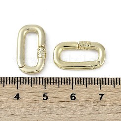 Brass Spring Gate Rings&nbsp;KK-Z078-01G