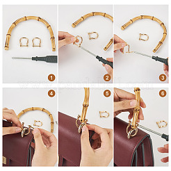 2 Style Bamboo Bag Handles&nbsp;FIND-BT0001-28