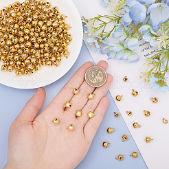 240Pcs 3 Styles Brass Christmas Bell Charms&nbsp;KK-CA0002-57G