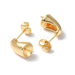 Brass Stud Earring Findings&nbsp;KK-B063-15G