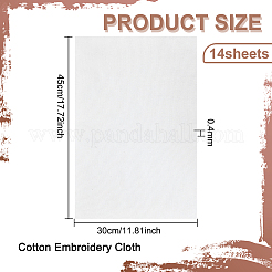 Cotton Embroidery Cloth&nbsp;LS-DIY-WH0502-46