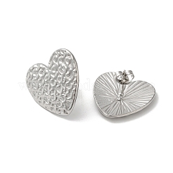Non-Tarnish 304 Stainless Steel Stud Earrings&nbsp;EJEW-Z026-02P