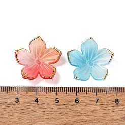 Transparent Acrylic Bead Caps&nbsp;X-TACR-P011-03G