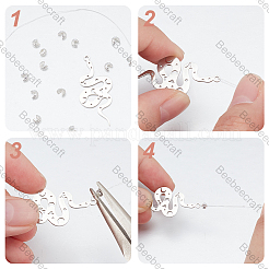160Pcs Brass Crimp Bead Cover&nbsp;FIND-BBC0003-65B-S