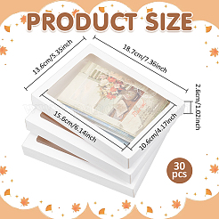 Kraft Paper Greeting Card Storage Box&nbsp;OFST-WH0004-036E