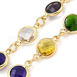 Glass Necklace&nbsp;NJEW-C047-01A-KCG