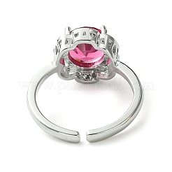 Bass Micro Pave Cubic Zirconia Ring&nbsp;RJEW-Z033-19B