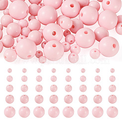 100Pcs 5 Styles Opaque Acrylic Beads&nbsp;MACR-TADJ0001-12G
