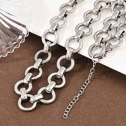 13MM 304 Stainless Steel Ring Link Chain Necklaces&nbsp;NJEW-Z105-03P
