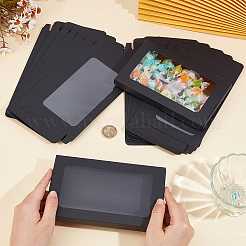 Rectangle Paper Biscuit Boxes with Clear Window&nbsp;CON-WH0107-01B
