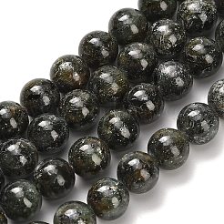 Natural Green Kyanite Beads Strands&nbsp;G-H335-B02-8mm-AB