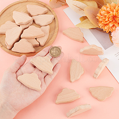 1 Set Unfinished Wooden Chips&nbsp;WOOD-OC0003-98C